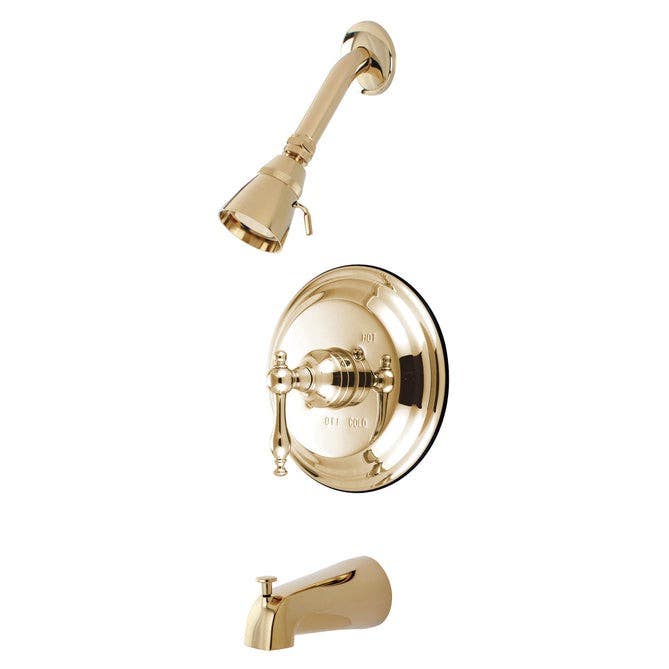 Kingston Brass KB263 Milano Single NL Handle Tub & Shower Faucet