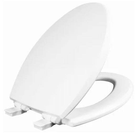 BEMIS 147SLOW 000 Toilet Seat, Whisper Close, Elongated, White