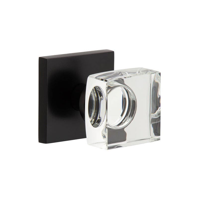 Viaggio QADQDC Quadrato Rosette with Quadrato Crystal Knob