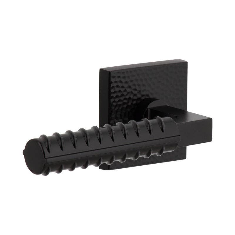 Viaggio QADMHMCON-REB Quadrato Hammered Rosette with Contempo Rebar Lever