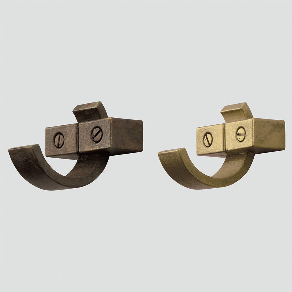Sugatsune PXB-AS05-111 Coat Hook Aged Screw Series