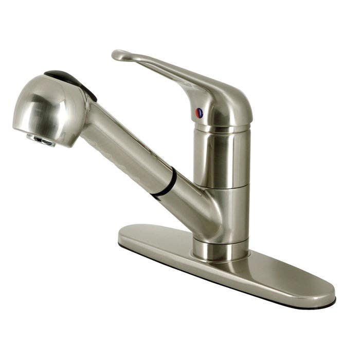 Kingston Brass KS88 Single Handle Pull-Out Kitchen Faucet