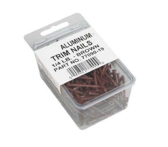 Amerimax 7709019 Trim Nails, Brown, 1-1/2-In., 1/4-Lb.