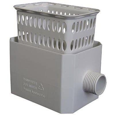 Amerimax 3704 Catch A Raindrop Harvesting Rainwater Colander, White