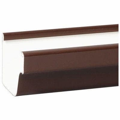 Amerimax M Gutter, K-Style, Traditional, Vinyl, 10-Ft.