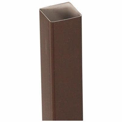 Amerimax T Downspout, Square, Vinyl, 10-Ft.