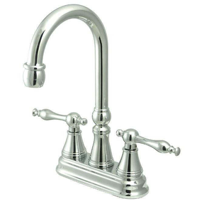 Kingston Brass KS249BL/NL 4" Centerset Bar Faucet