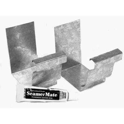 Amerimax K-Style Gutter Seamer With Seamermate, Galvanized Steel, 2-Pk.