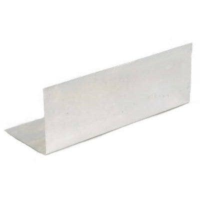 Amerimax Prebent Flashing Shingle, Mill Finish, 4 x 4 x 8-In.