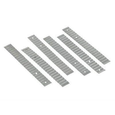 Amerimax 85131 Galvanized Wall Ties, 28-Ga., 7/8 x 7-In., 500-Pk.
