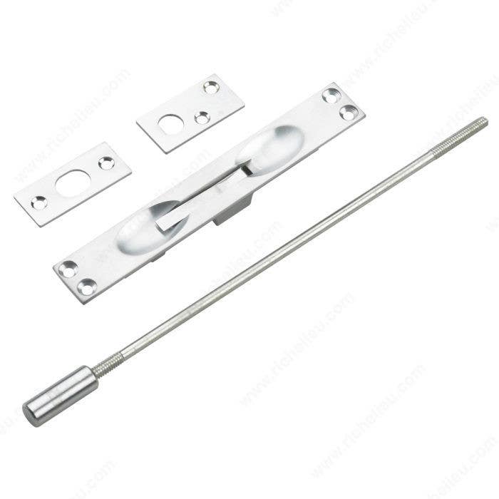 Richelieu 656 Flush Bolt for Metal Doors W/ 12" Extension