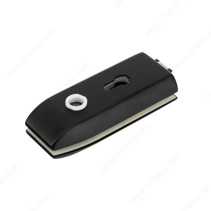 Richelieu 701RPL110 Glass Mounted Latch W/ Lock and Thumbturn