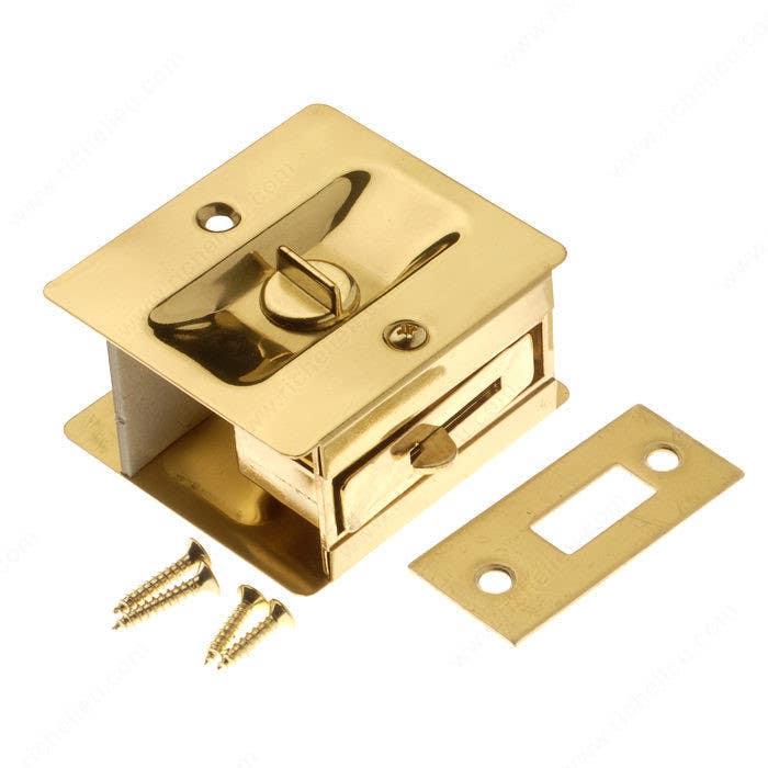 Richelieu 89330 Pocket Door Pull - Small Rectangular