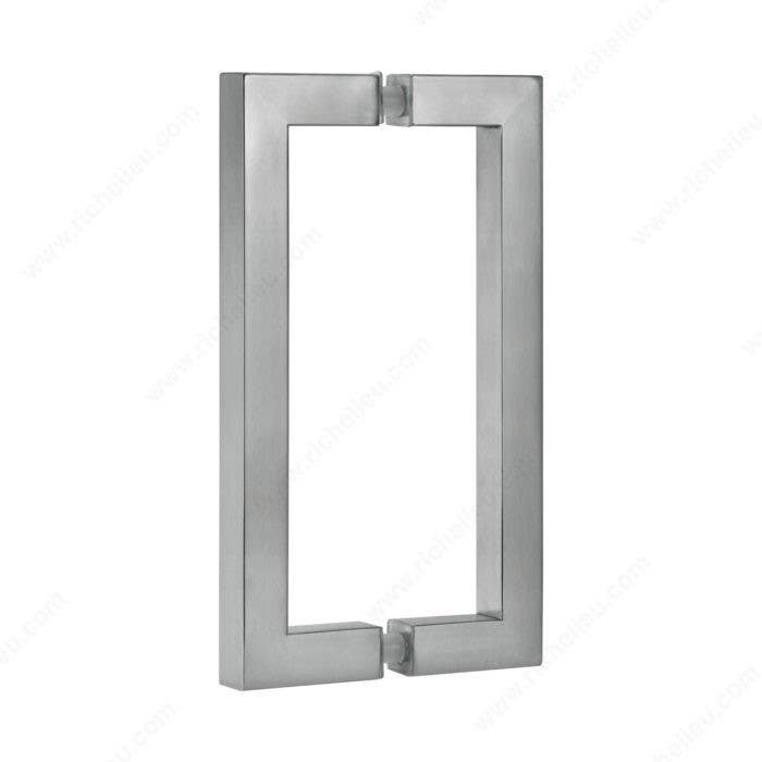 Richelieu 87D2S6900 3/4" (19 mm) Square Tubular Pull Handles for Back to Back Mounting