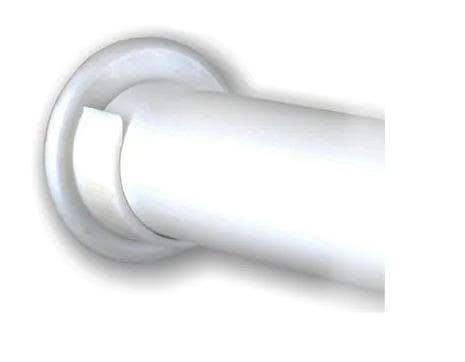Knape & Vogt RP-0037-25 Closet Plastic Pole Socket, White , 2-Pk.