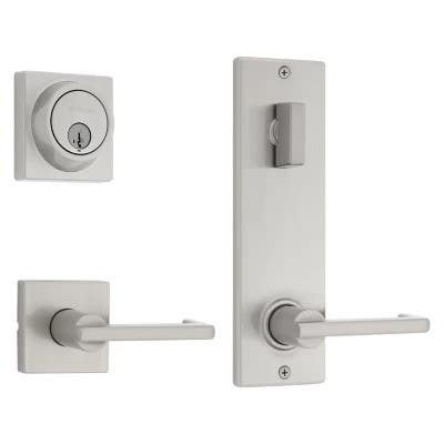 Kwikset 508HRLC Contemporary Interconnect Levers w/ Key Connect Deadbolt, Hali Passage Lever