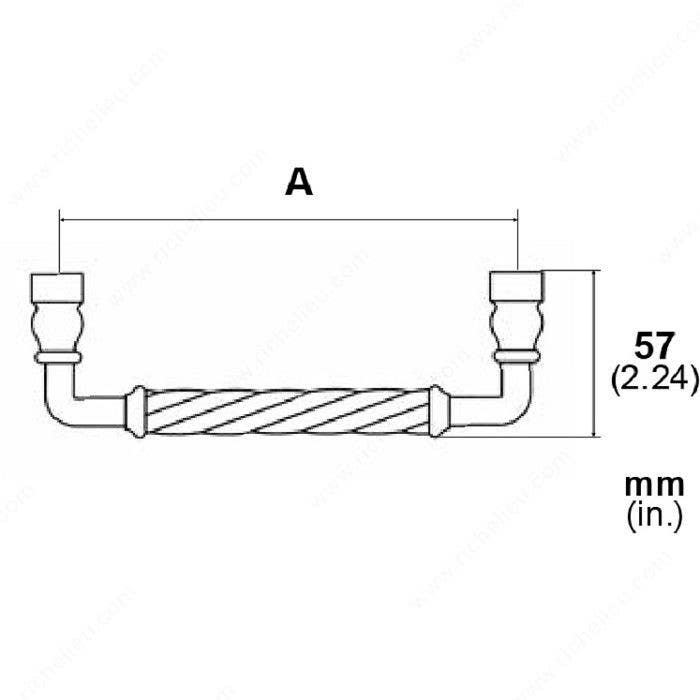 Richelieu LD8074319 Door Pull