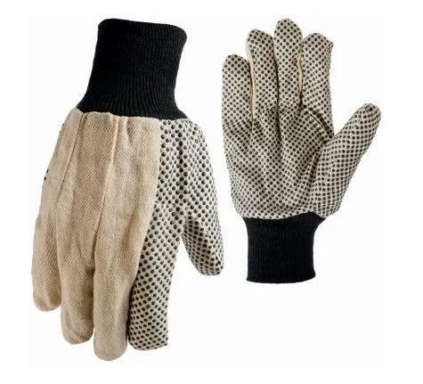 Big Time Products 9162-26 True Grip Dotted Cotton Canvas Gloves, Men's, Medium
