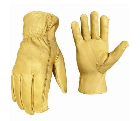 Big Time Products 9877 True Grip Water Resistant Leather Gloves, Men's