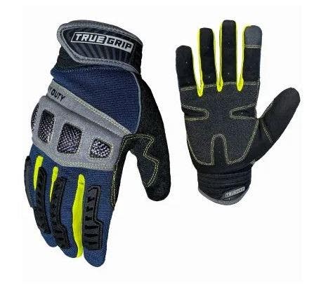 Big Time Products 9881 True Grip Premium Leather Hybrid Gloves, Men's