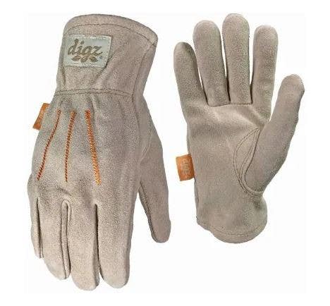 Big Time Products 78216-26 Digz Women's Suede Leather Gloves, Medium