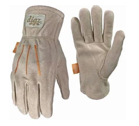 Big Time Products 78217-26 Digz Women's Suede Leather Garden Gloves, Large