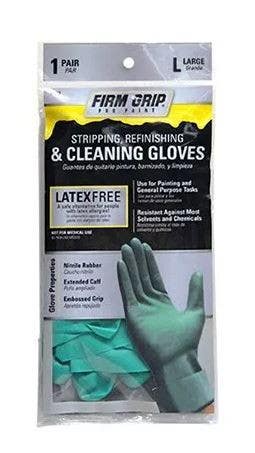 Big Time Products 1321 Firm Grip Gloves For Stripping, Refinishing & Cleaning, Nitrile Rubber