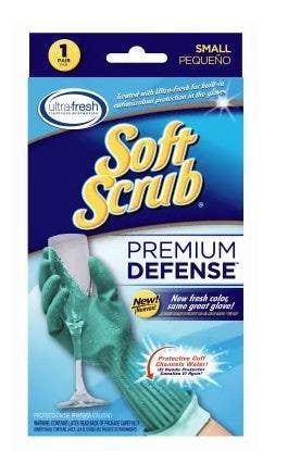 Big Time Products 1281 Soft Scrub Premium Defense Rubber Gloves