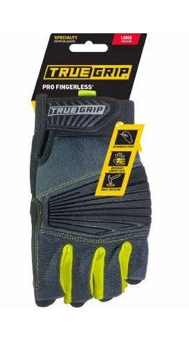 Big Time Products 986 True Grip Pro Fingerless Work Gloves