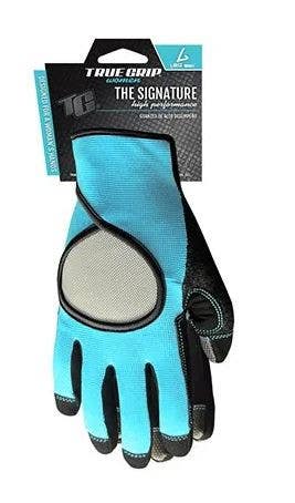 Big Time Products 987 True Grip Signature Women's Glove, Touchscreen Compatible, Teal