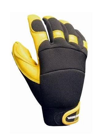 Big Time Products 991 True Grip Premium Goatskin Leather Hybrid Work Gloves