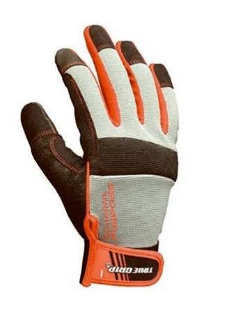 Big Time Products 867 True Grip Men'ss Winter Gloves , Gray/Red/Black