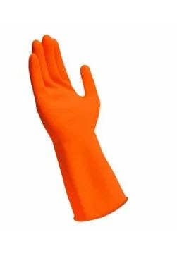 Big Time Products 1310 Firm Grip Pro Paint Stripping & Cleaning Nitrile Glove, Orange, Men's