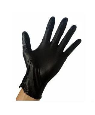 Big Time Products 23811-26 Grease Monkey Disposable Nitrile Gloves, Black, Men's, Large, 10-Ct.