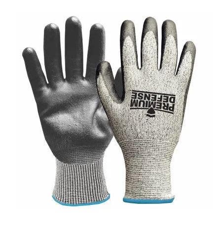 Big Time Products 700 Premium Defense Cut-Resistant Work Gloves, Touchscreen, Gray, Men's