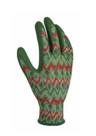 Big Time Products 3002 Green Thumb Latex-Coated Garden Gloves, Knit Shell, Women's