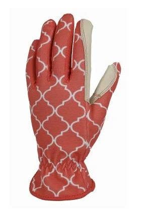 Big Time Products 3000 Green Thumb High-Performance Garden Gloves, Leather Palm, Women's