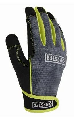 Big Time Products 2000 Master Mechanic High-Performance Work Gloves, Synthetic Leather, Spandex Shell, Men's