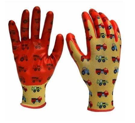 Big Time Products 7661-26 Digz Nitrile-Dipped Garden Gloves, Youth Boy's