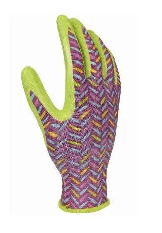 Big Time Products 79796-26 Digz Nitrile-Coated Garden Gloves, Women's, Medium
