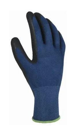 Big Time Products 99947-26 True Grip Latex-Coated Bamboo Work Gloves, Blue, Men's, Large