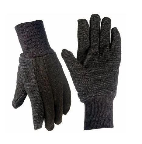 Big Time Products 9117-26 True Grip Brown Jersey Work Gloves, Men's, Large