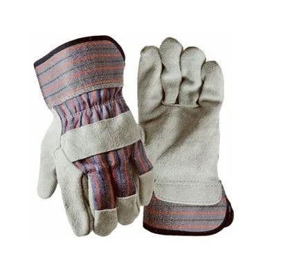 Big Time Products 9223-26 True Grip Suede Cowhide Leather-Palm Work Gloves, Men's, Large