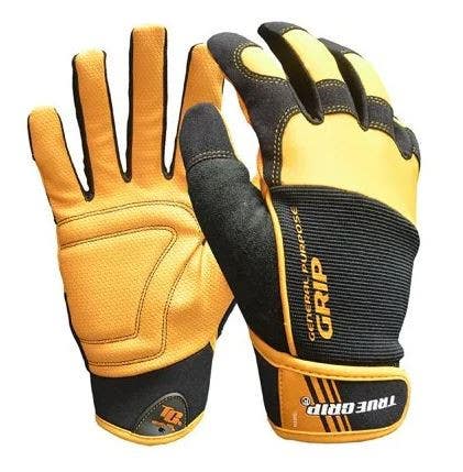 Big Time Products 961 True Grip Textured Palm Work Gloves, Touchscreen, Men's