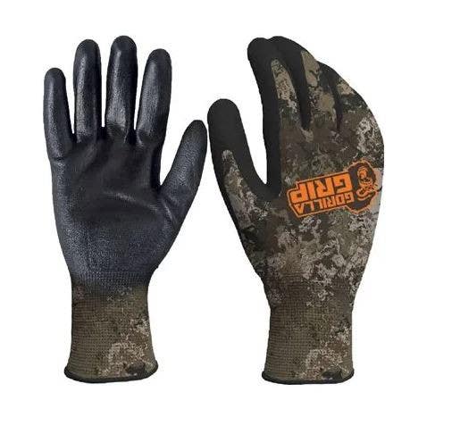 Big Time Products 2509 Gorilla Grip Polymer Coated Work Gloves, Wildland Pattern, Men's