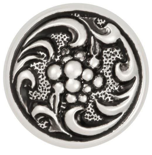 Hickory Hardware P3094-SAS Altair Mayfair Knob, 1 1/4" Diameter, Satin Antique Silver