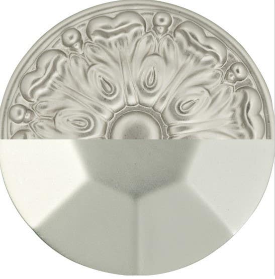 Hickory Hardware P3564-FN Bedrock Cabinet Knob, 1-1/4" Diameter, Flat Nickel