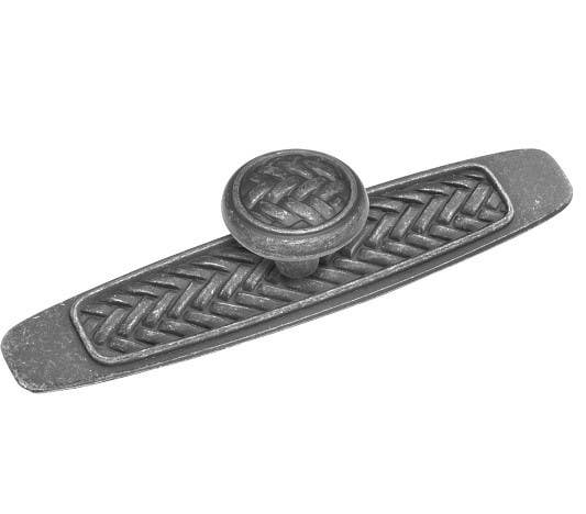 Hickory Hardware P7513-VP Catamaran Cabinet Knob, 1 1/4" Diameter, Vibra Pewter