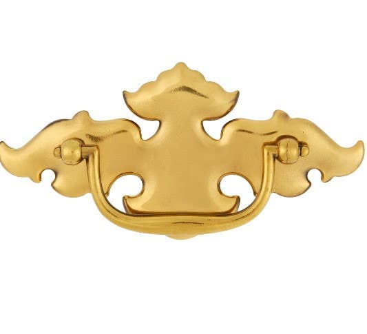 Hickory Hardware P252-LP Manor House Cabinet Pull, Center to Center Length 3", Lancaster Hand Polished