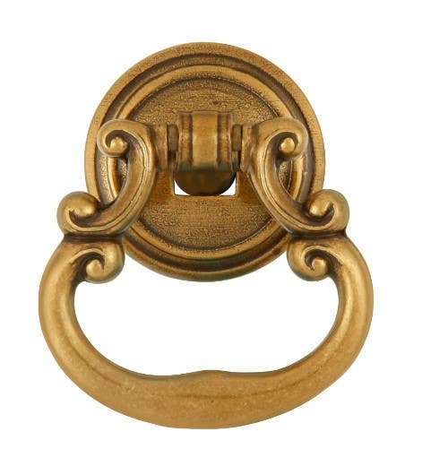 Hickory Hardware P8018-LP Manor House Cabinet Pull, Size 1-7/8"(L) X 1-1/2"(W), Lancaster Hand Polished